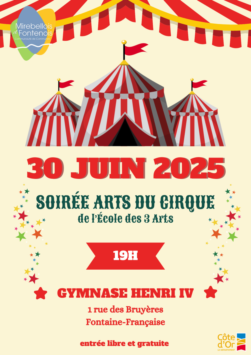 ÉCOLE DES 3 ARTS : ARTS DU CIRQUE