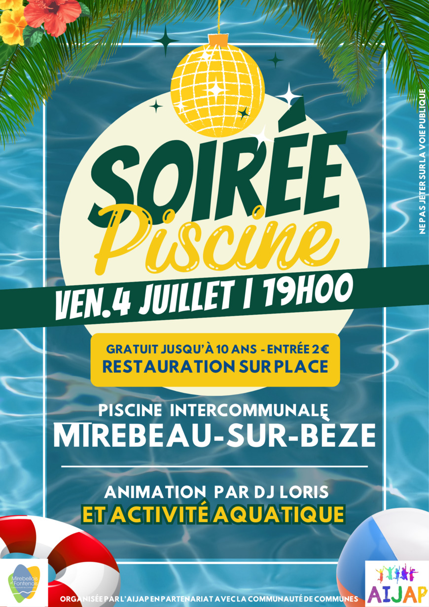 SOIRÉE PISCINE