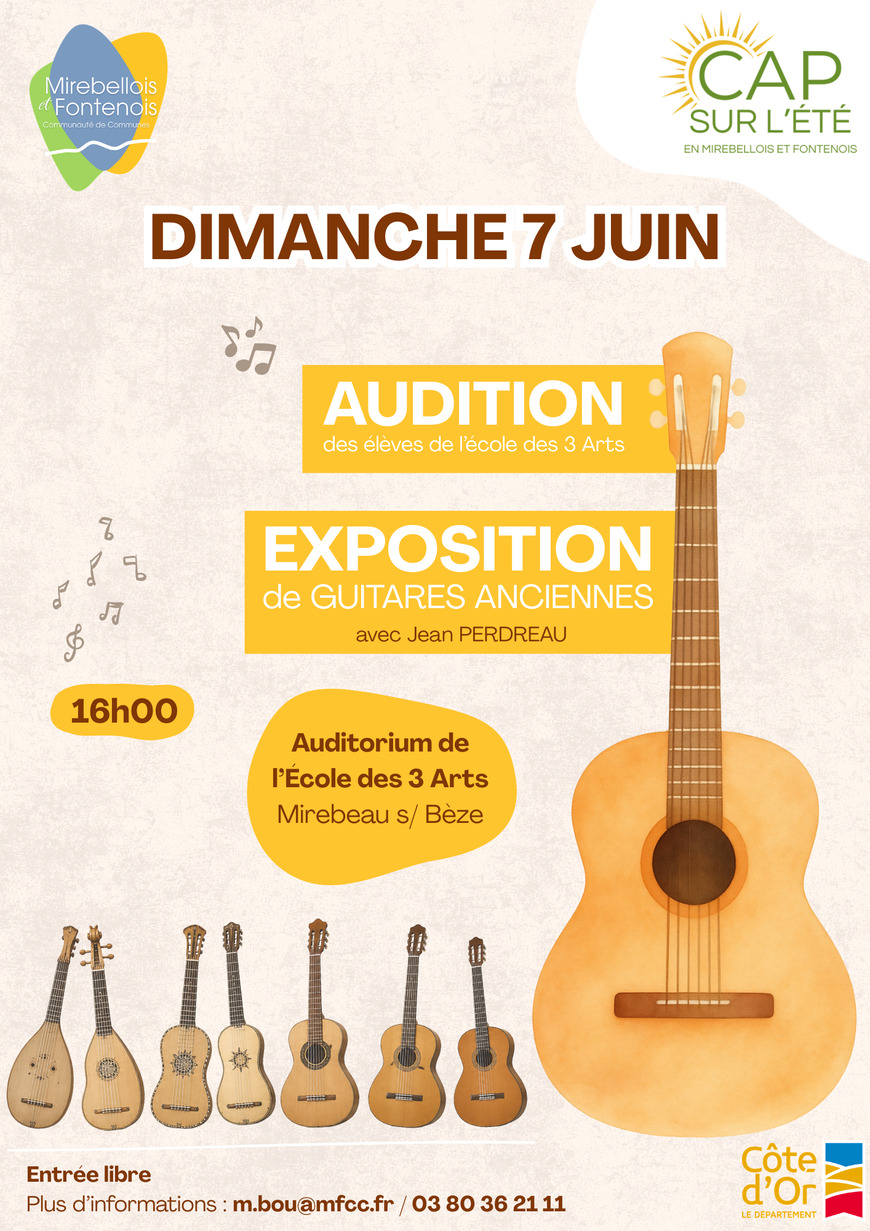 ECOLE DES 3 ARTS : 7 JUIN 2026