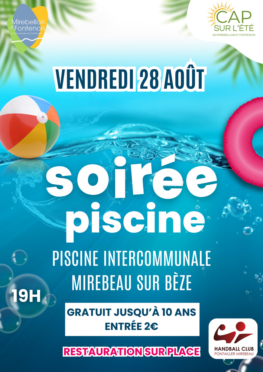 SOIRÉE PISCINE