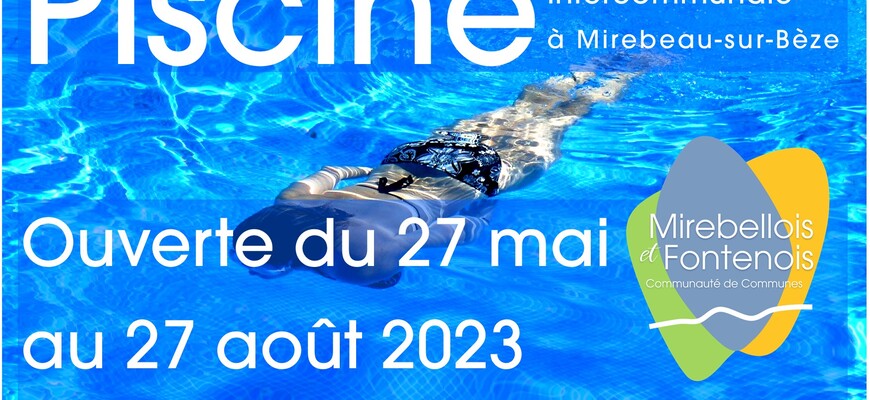 27 MAI OUVERTURE PISCINE INTERCOMMUNALE