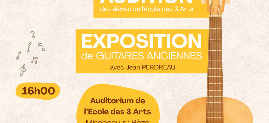 ECOLE DES 3 ARTS : 7 JUIN 2026