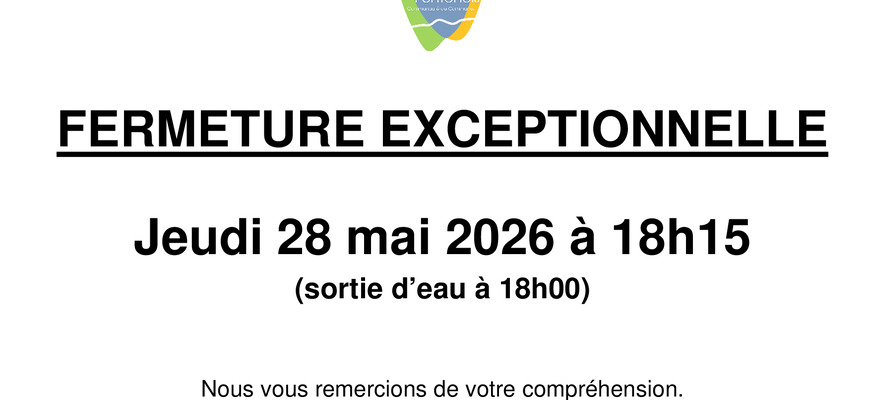 INFORMATION PISCINE INTERCOMMUNALE