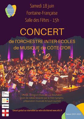 Concert Orchestre Inter-Ecoles de Musique de Côte d'Or